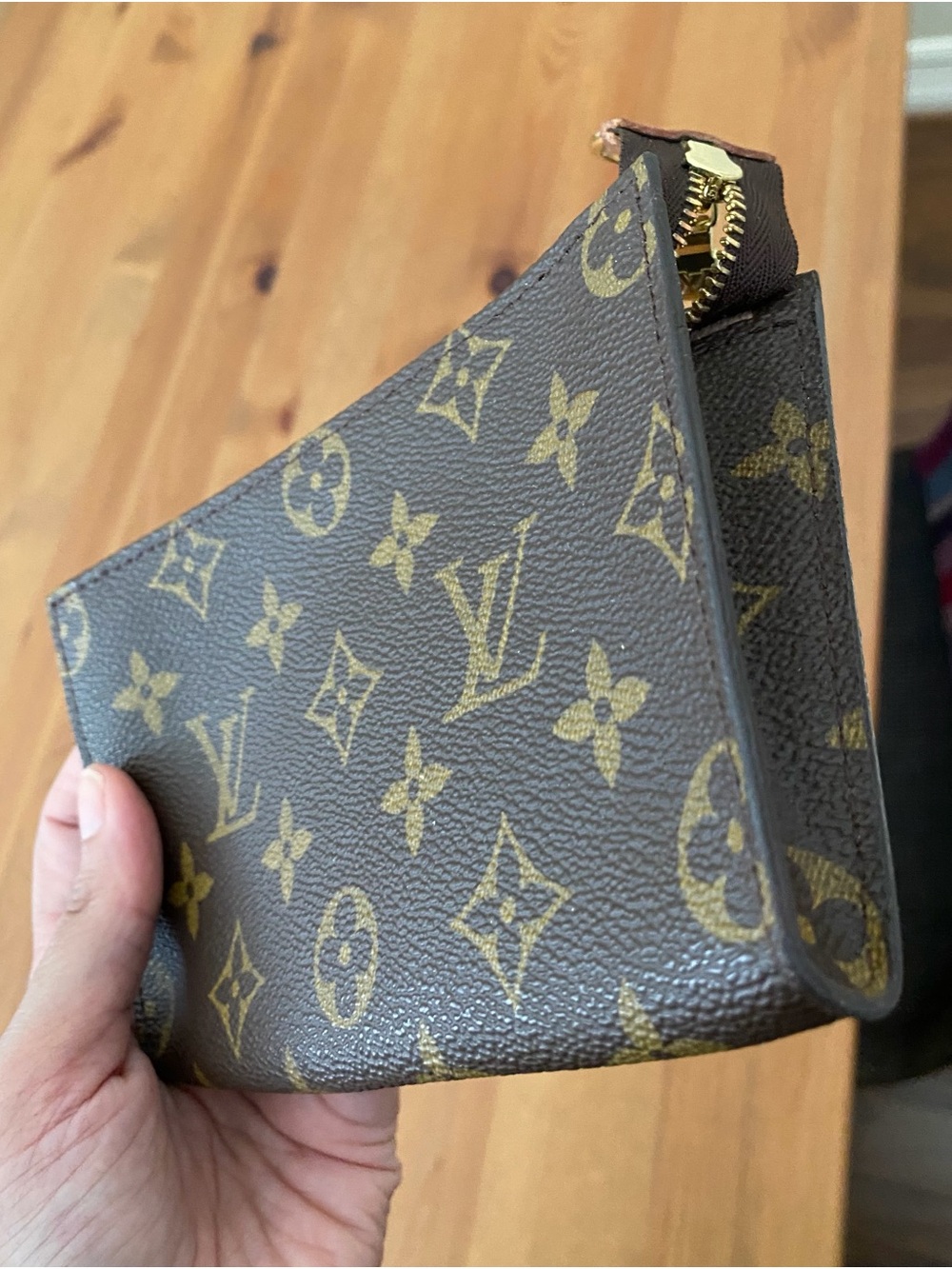 Louis Vuitton LV Monogram Canvas Bucket Pouch Pochette PM - Picture 4 of 11